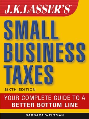 cover image of J.K. Lasser's<small>TM</small> Small Business Taxes